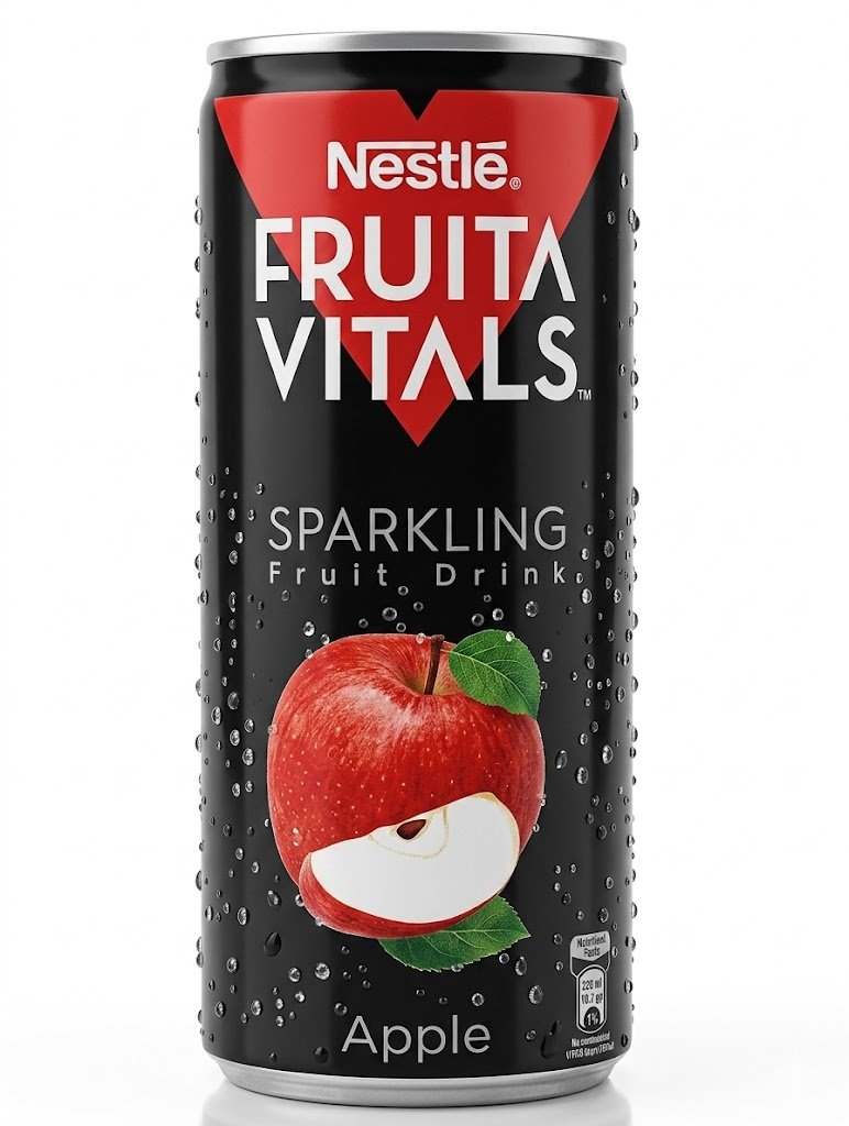Nestle fruit sparkling juice drink
