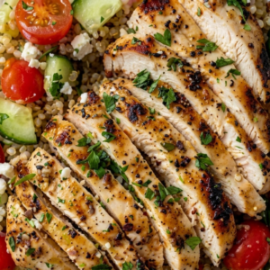 couscous salad with grilled chicken