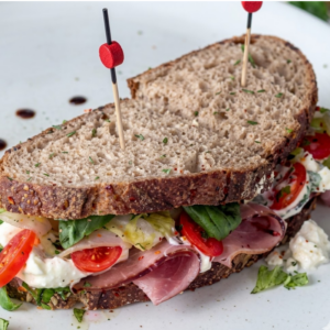 Chicken Pepperoni Sourdough Sandwich