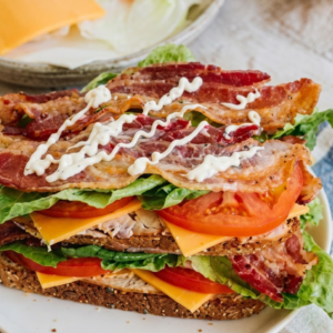 Beef Pepperoni Slices Sourdough Sandwich