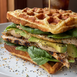 Whole Wheat Waffle Grilled Chicken