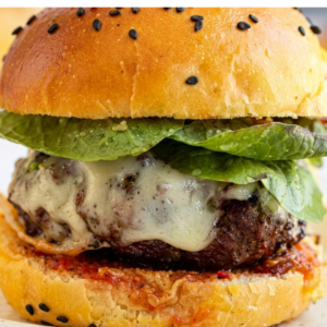 Potato Bun Smash Burger