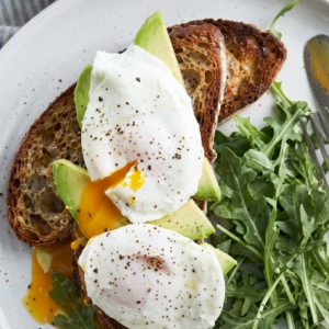 Poached Egg and Seasonal salad