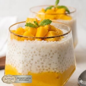 Thai coconut mango sago