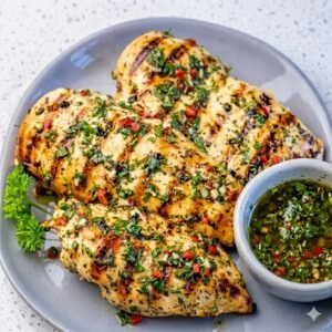 Grilled Chimichurri chicken
