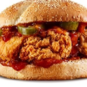 Air fried zinger whole wheat