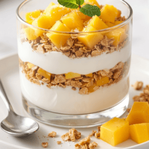Granola Mango Greek Yogurt